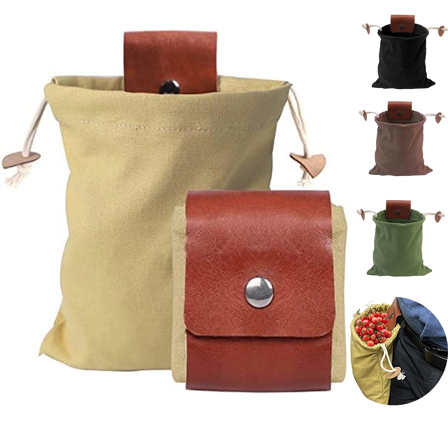 Outdoor Collapsible Foraging Bag 2
