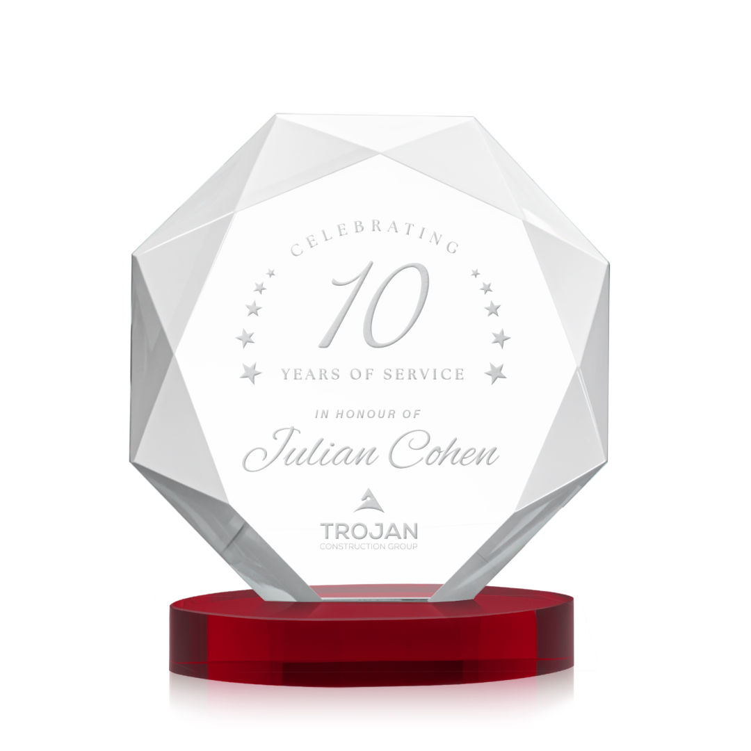 Kitchener Award on Alberton Base - Red 3