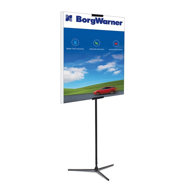 Adjustable Banner Stand Replacement Graphic, 33" x 48" Vinyl Banner, Double-Sided 2