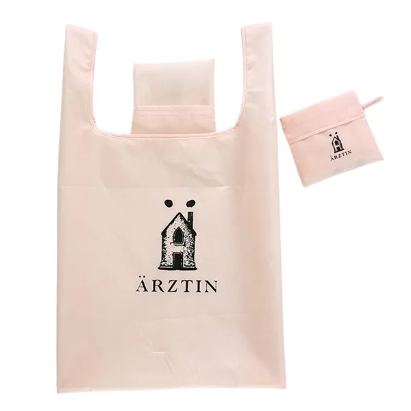 Rpet Polyester Folding Shopping Tote Bag 3