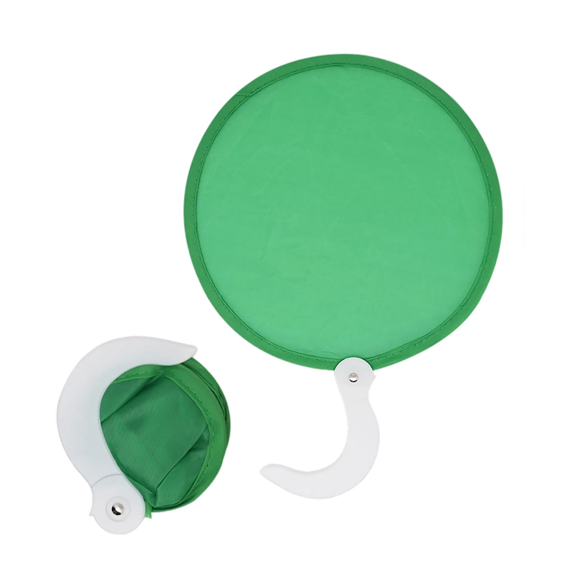 Foldable Polyester Disc Fan 7.9x11.2 Inch 1