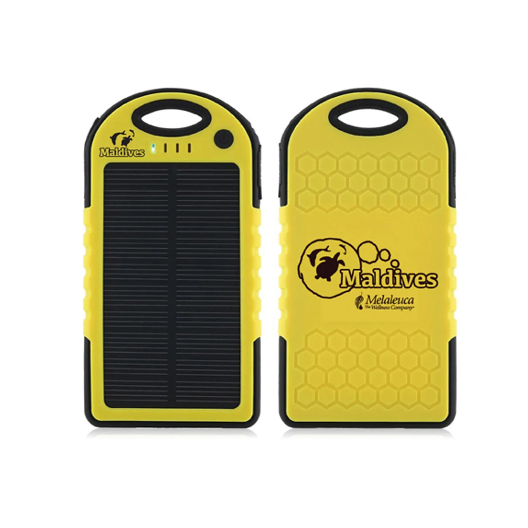 STOCK ! 5000mAh Solar Power Charger with Carabiner 5