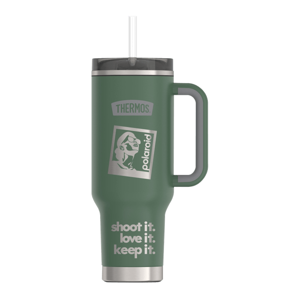 Thermos 40oz Stainless Steel Cup Holder Mug 52