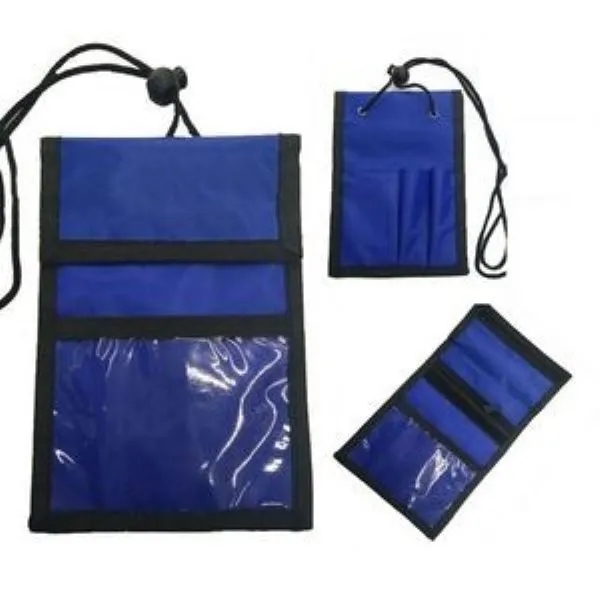 Neck Wallet With Clear Pockets 3