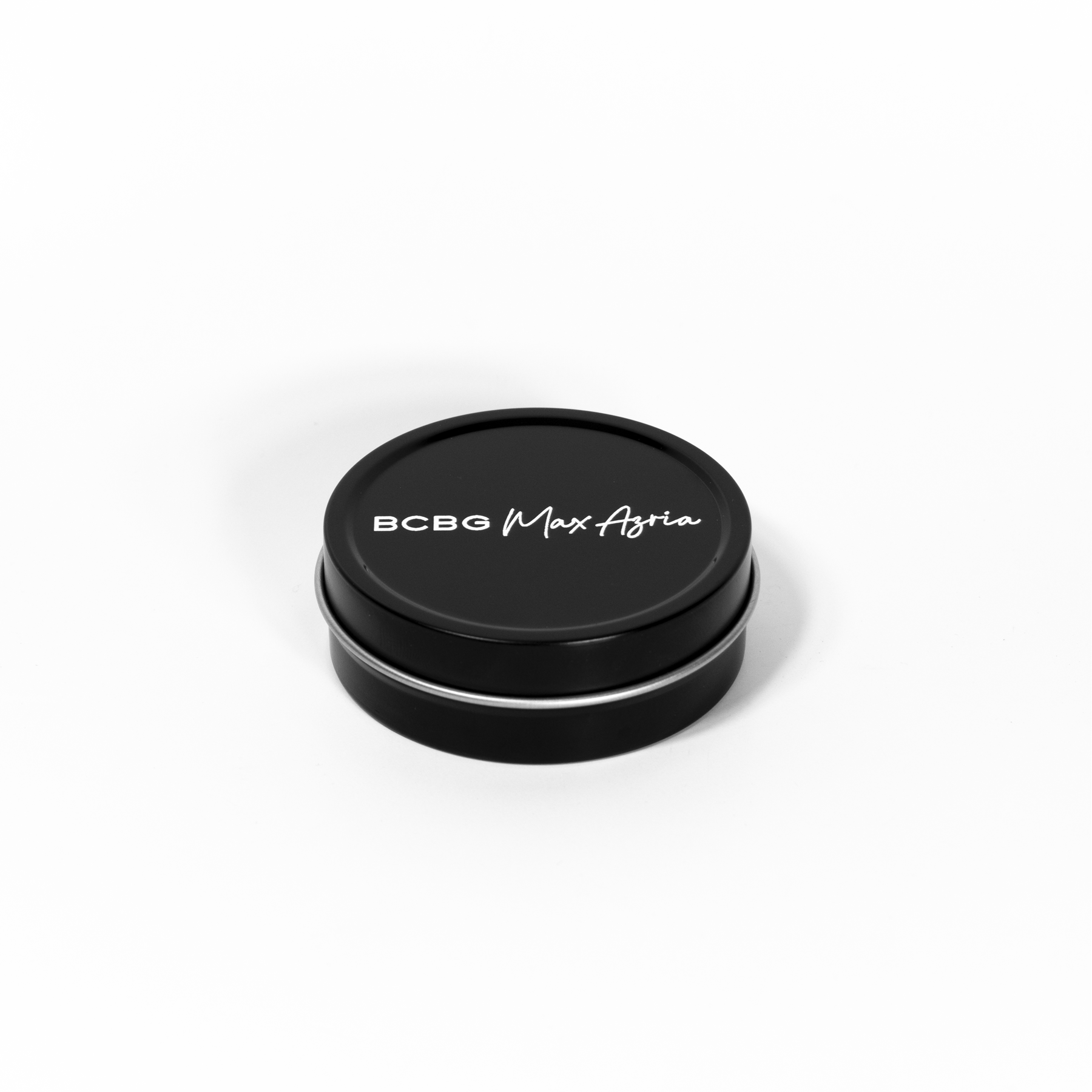 2 oz Mini Tin Travel Candle Black with 4-C Imprint