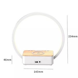Bedside Table Lamp, WILIT Touch Lamp with Alarm Clock 5