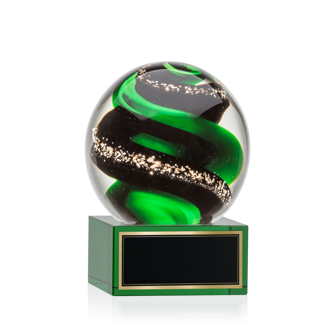 Zodiac Award on Hancock Base - Green 13