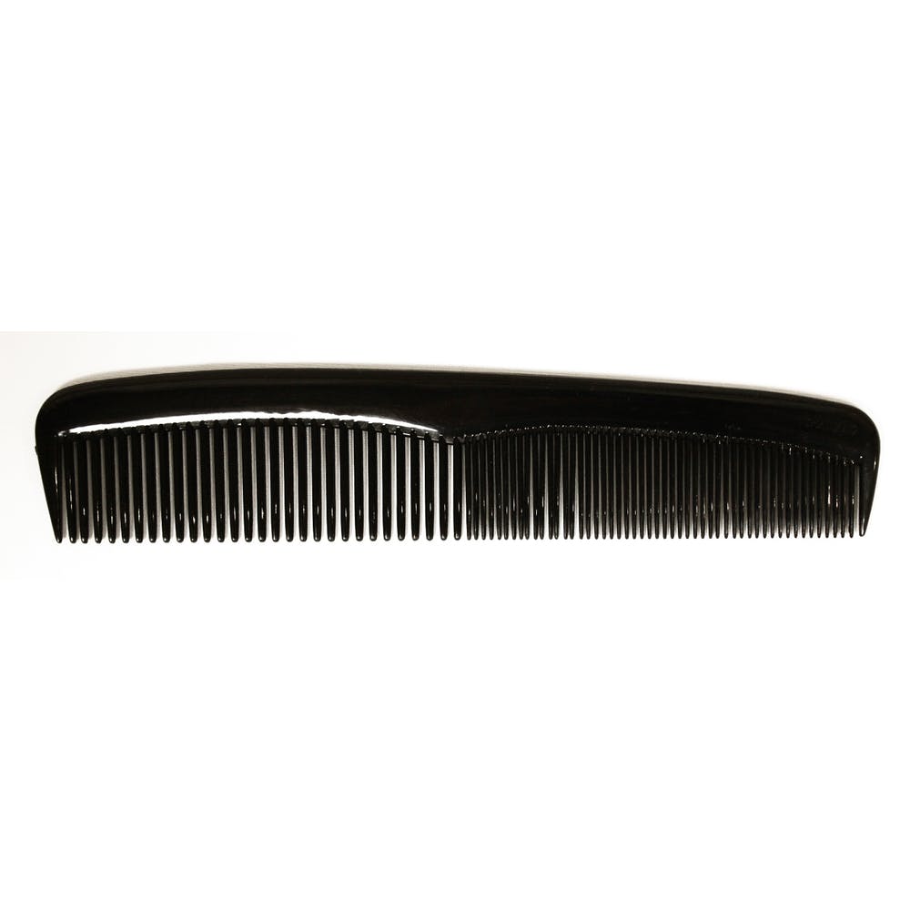 8" Hair Dressing Combs - Black Plastic 1
