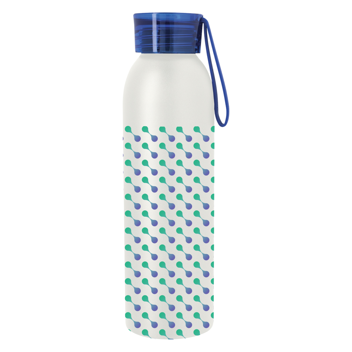 22 Oz. Full Color Darby Recycled Aluminum Bottle, custom water bottle with logo imprint 1