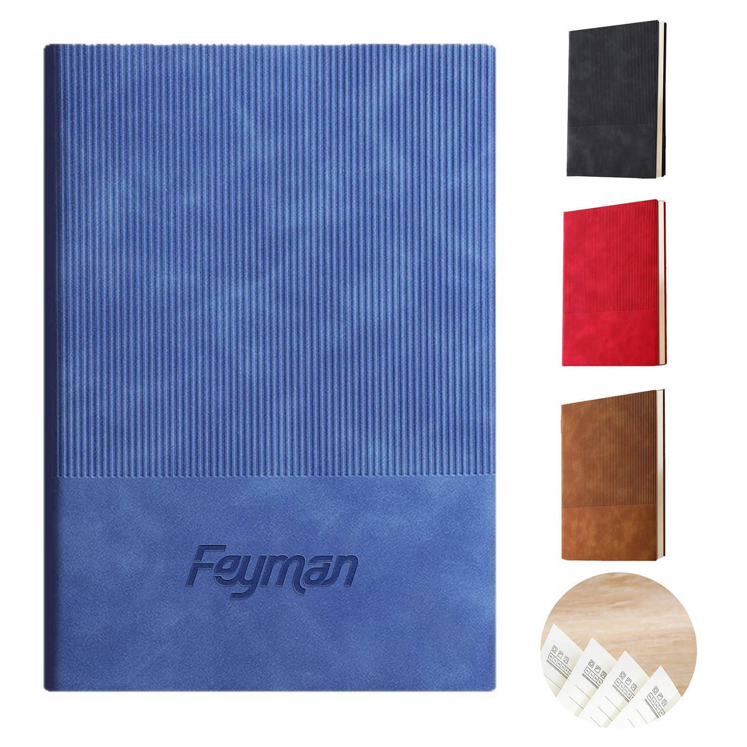 A5 PU Leather Textured Office Notebook 2