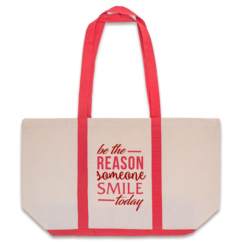 Custom Two Tone Cotton Canvas Tote Bags, custom tote bag with logo imprint 17