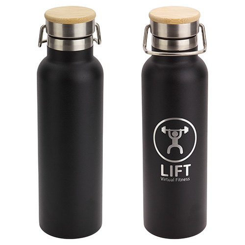 Barona 20 oz Vacuum Insulated Stainless Steel Bottle, custom water bottle with logo imprint 14