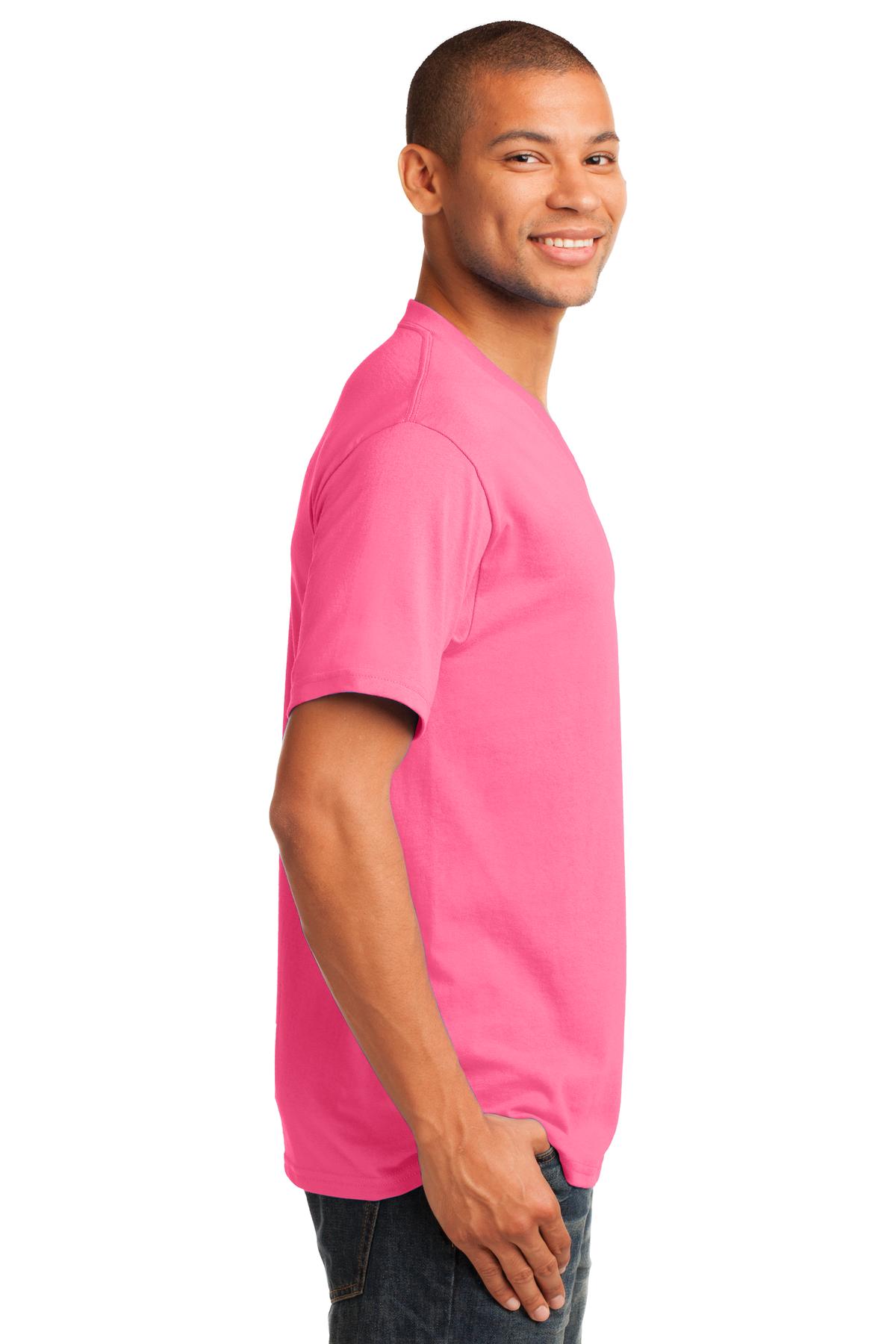 Port & Co Core Cotton V-Neck Tee. PC54V 34