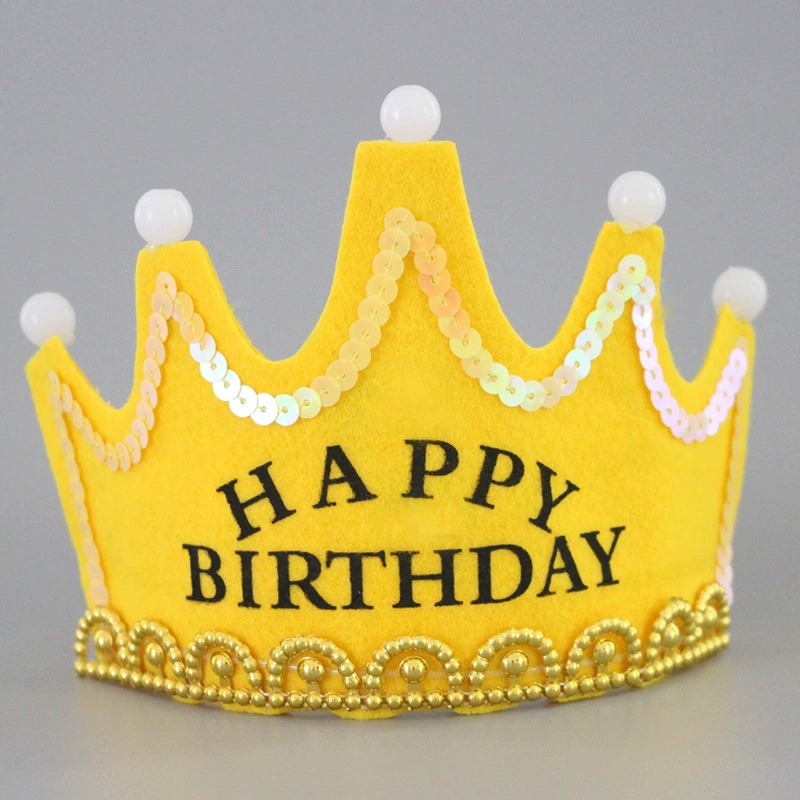 Birthday Glowing Crown Hat 1