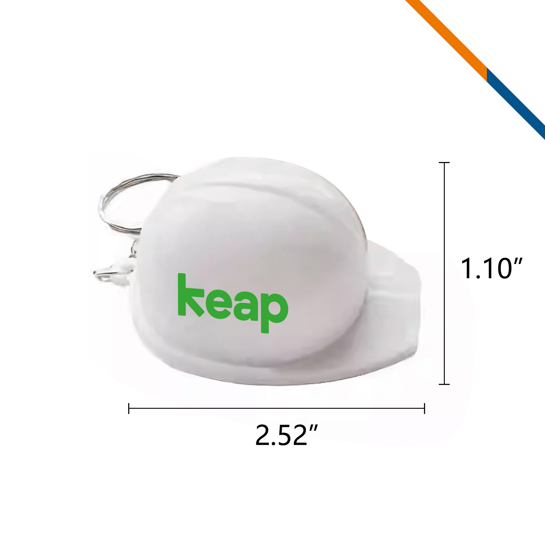 Popik Hard Hat Bottle Opener Keychain 7
