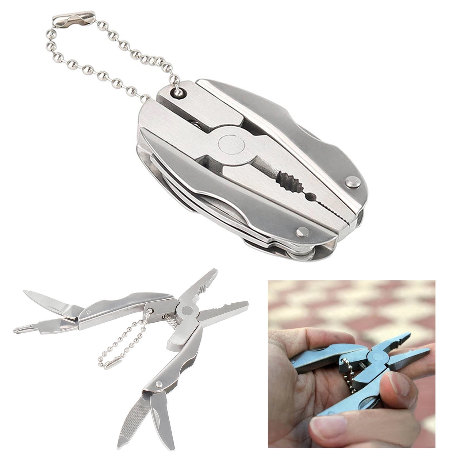 6-In-1 Mini Stainless Steel Multifunctional Pliers Set 3