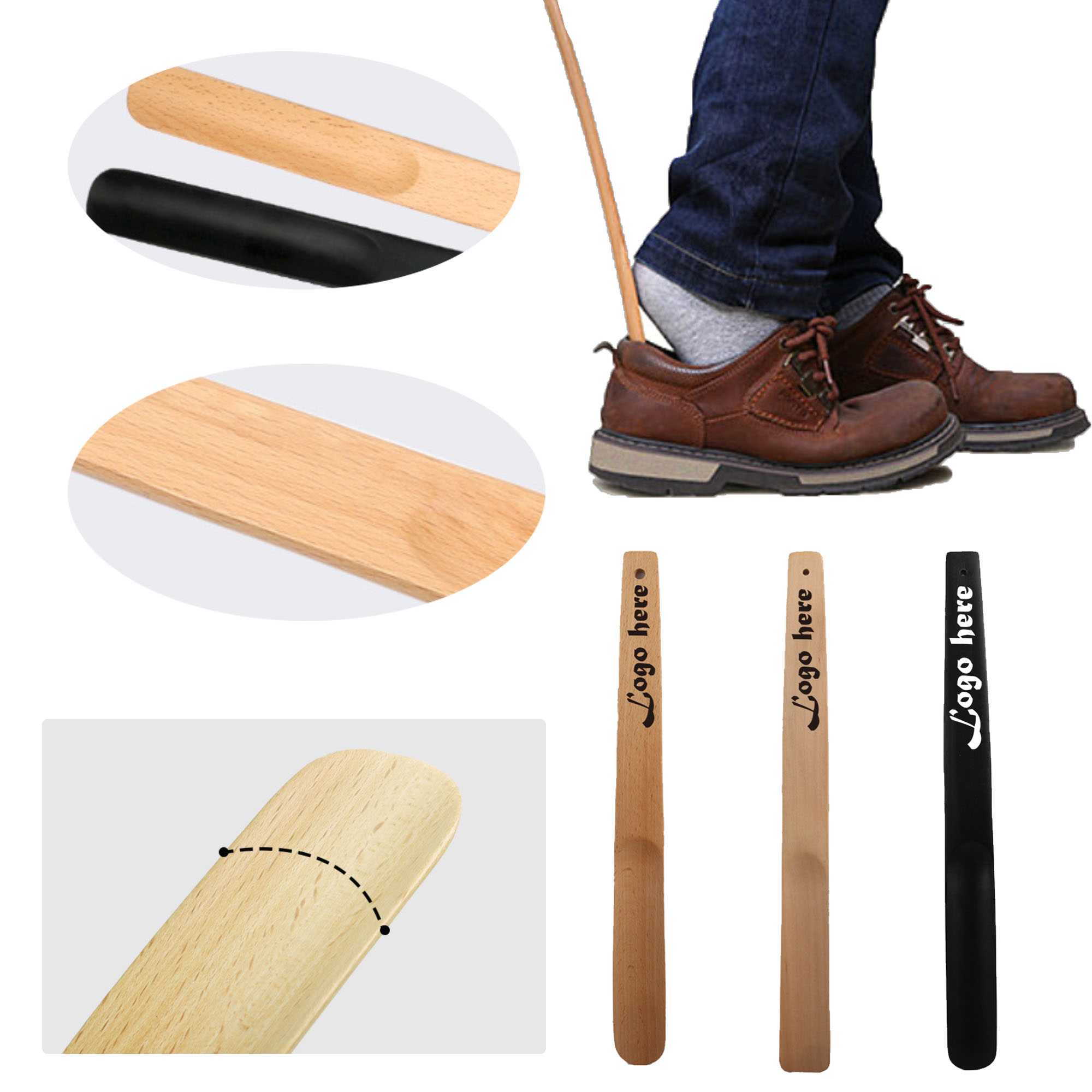 MOQ3000 Long-Handled Shoe Horn 1