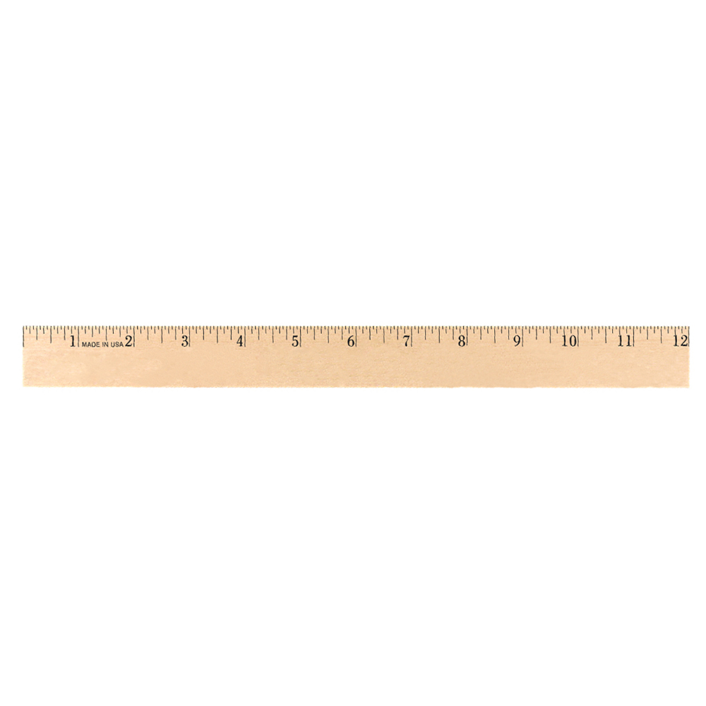 Dinosaurs "U" Color Rulers - Natural wood finish 1