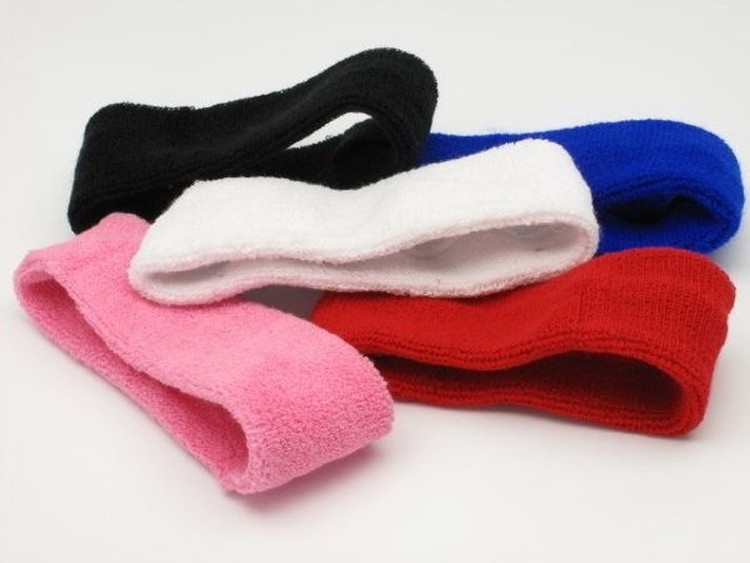 Sports Terry Cloth Sweat Headband 2