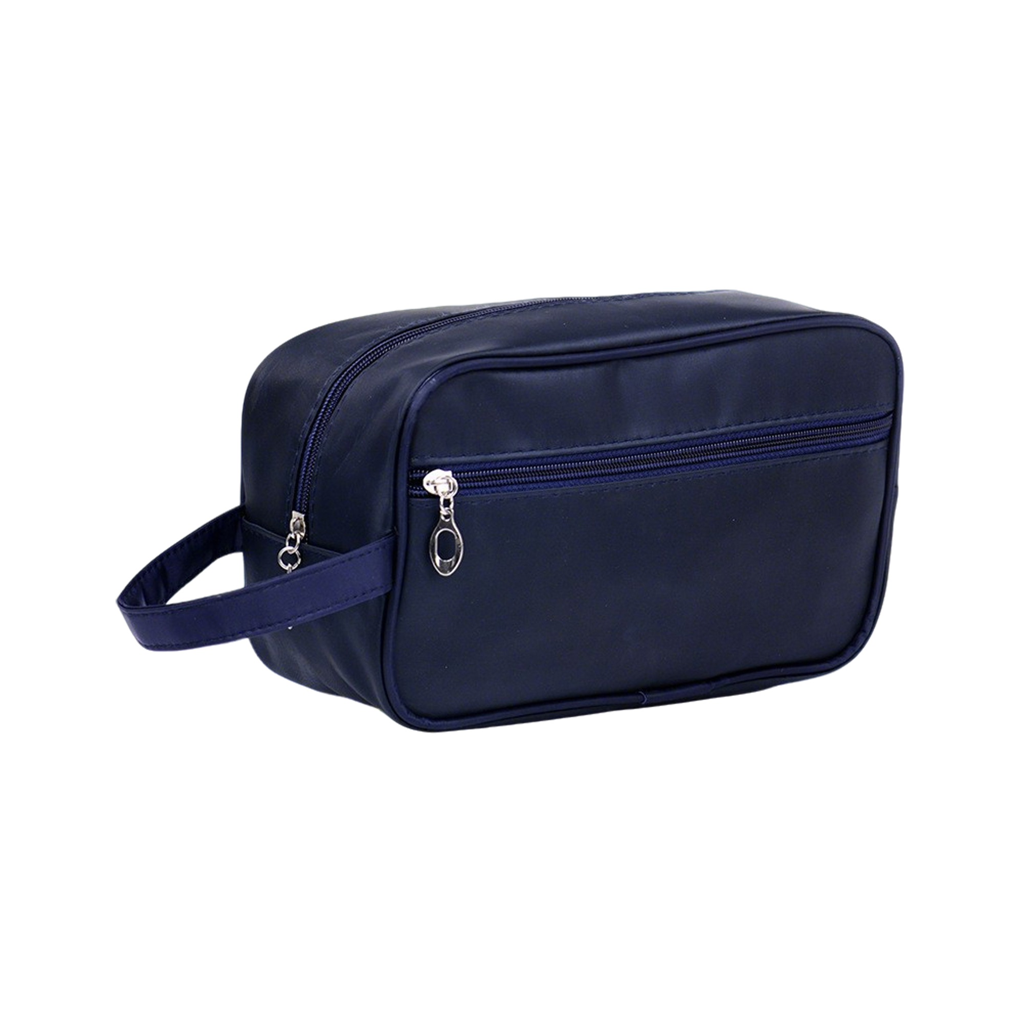 Waterproof Nylon Zipper Cosmetic Bag With Handle 10.3 L 5