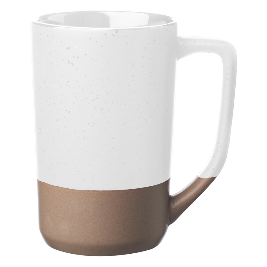 17 oz. Speckle Glazed Two-Tone Ceramic Mug 8