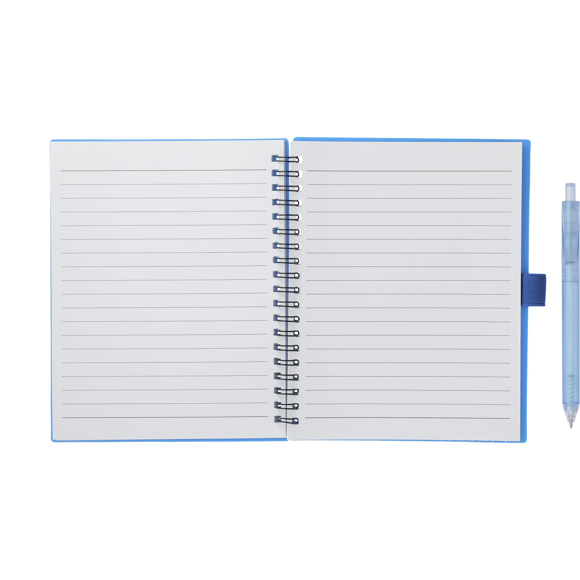 FSC® Recycled 5.5” x 7” Spiral Notebook w/ RPET Pe 6