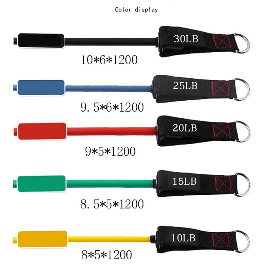 11pcs Resistance Bands Set Portable Gym Accessories Perfect 1
