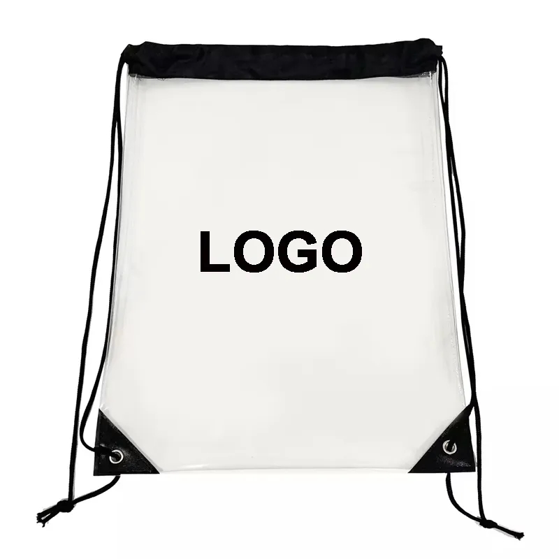 Clear PVC Stadium Drawstring Bag 4
