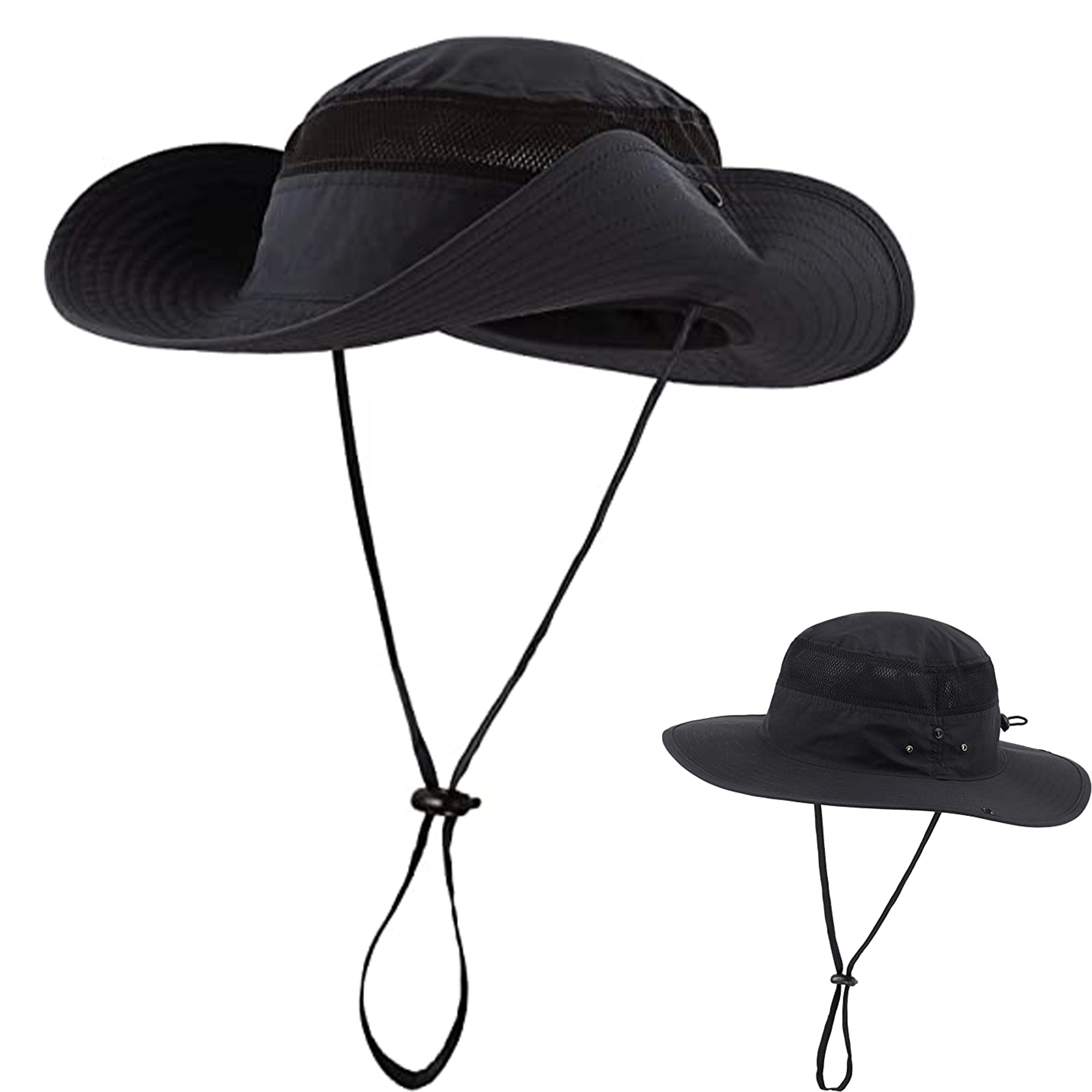 Nylon Sun Wide Brim Bucket Hat MOQ 50pcs 2