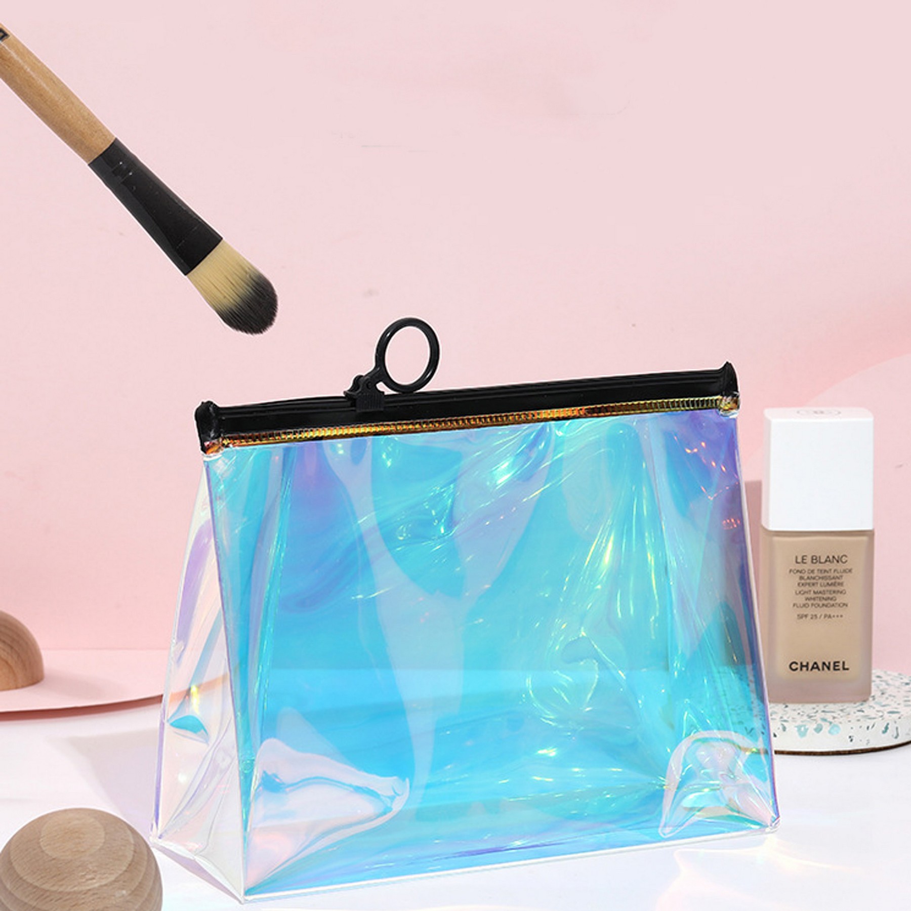 PVC Translucent Frosted Zipper Bag 3