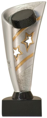 Hockey Banner Resin Award 7" 2