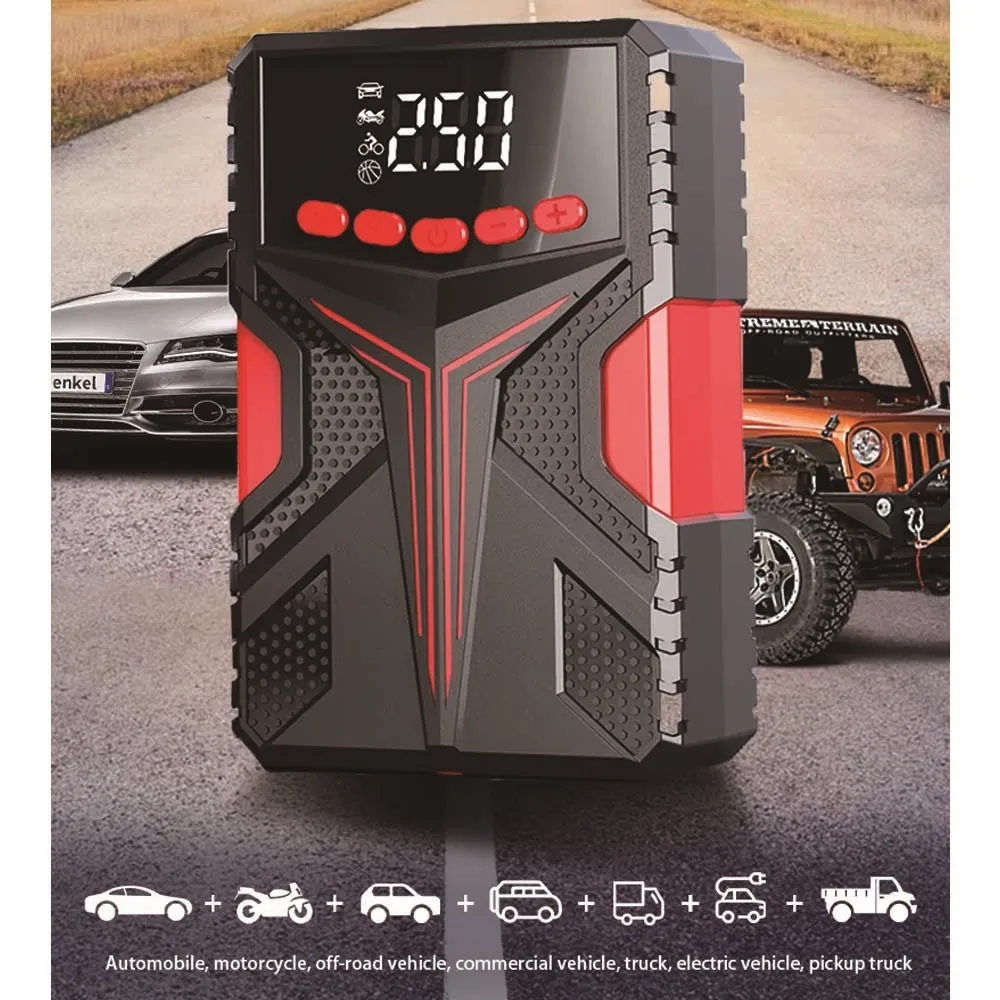 4 in 1 Multi-function Portable Car Emergency Jump Starter 4