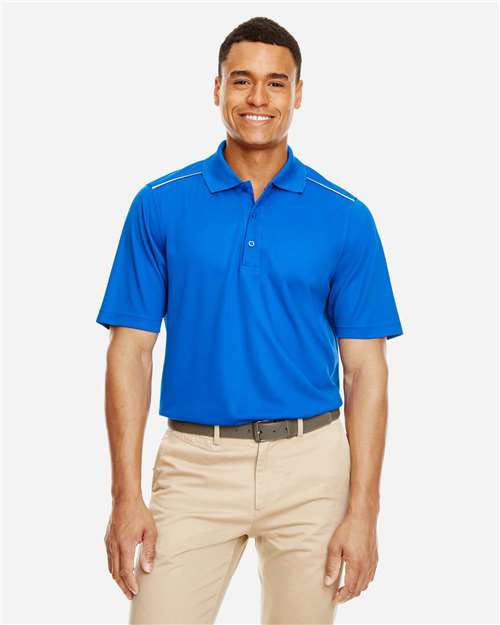 Men's Radiant Performance Piqué Polo with Reflective Piping - 88181R 18