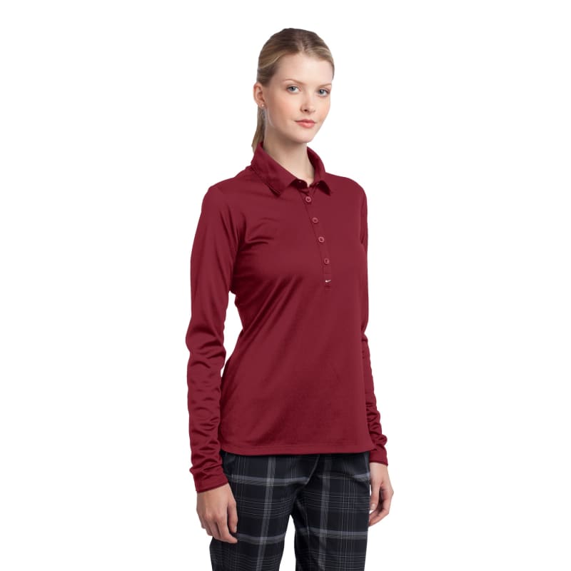 Nike Ladies Long Sleeve Dri-FIT Stretch Tech Polo. 10