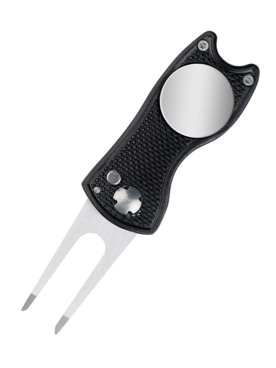 Golf Divot Repair Tool Foldable Stainless Steel Switchblade 5