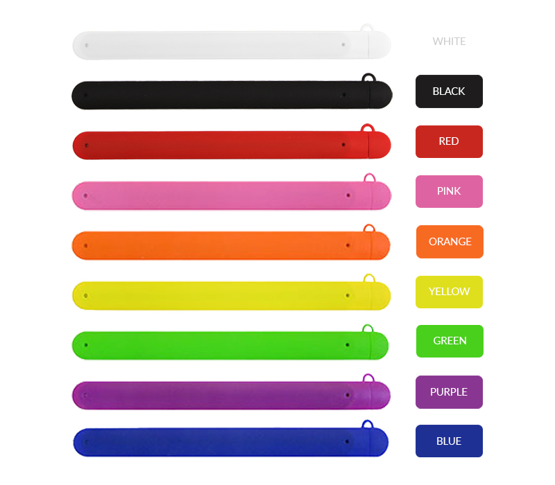 Slap Wristband USB Flash Drive, 128MB 3
