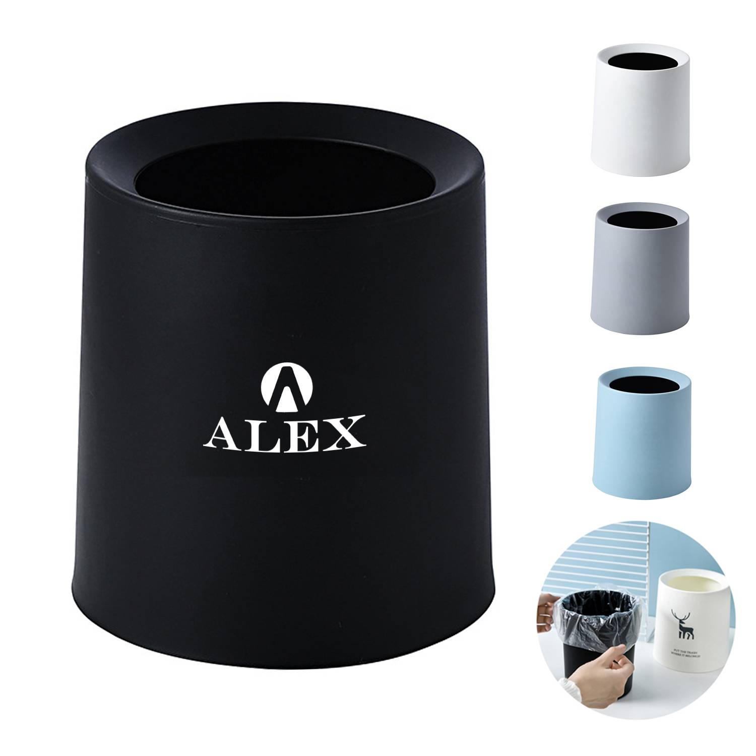 Creative Office Desk Trash Can 2