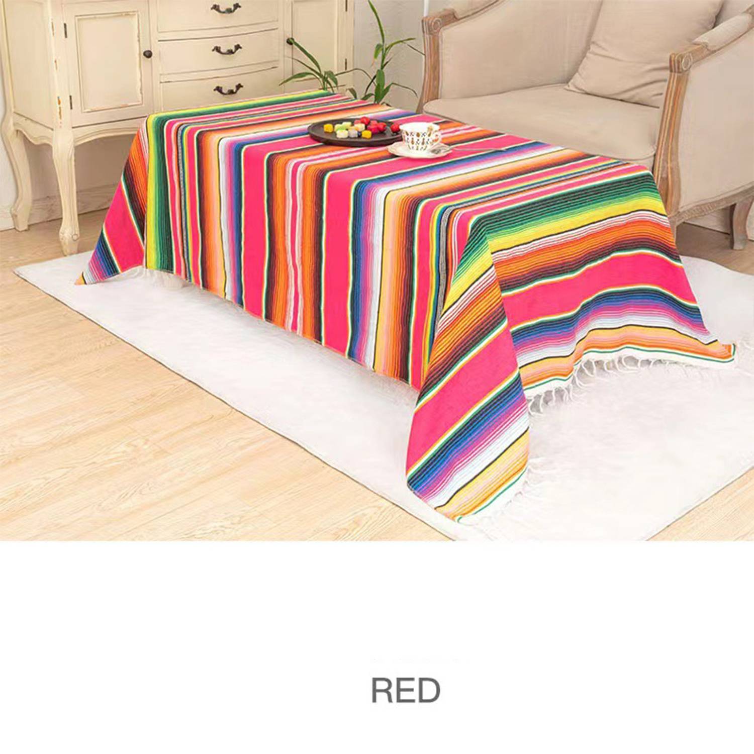 Iridescent Mexican style Custom tablecloths/blankets 4
