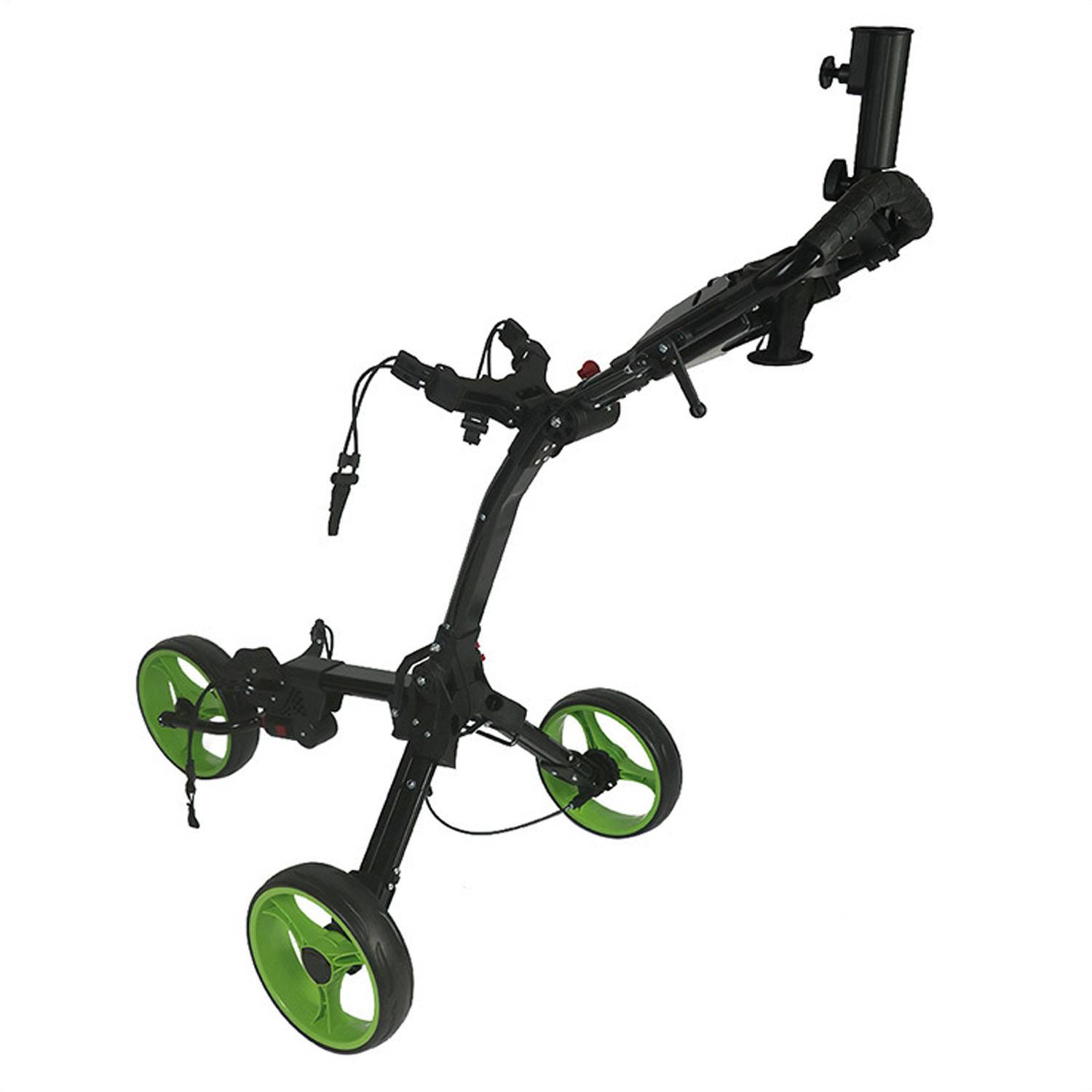 3 Wheel Foldable Lightweight Aluminum Golf Push Cart 4