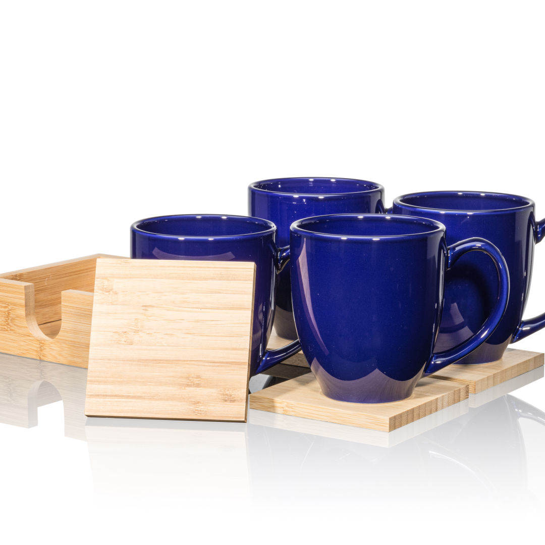 Bistro Mug & Coaster Set 10