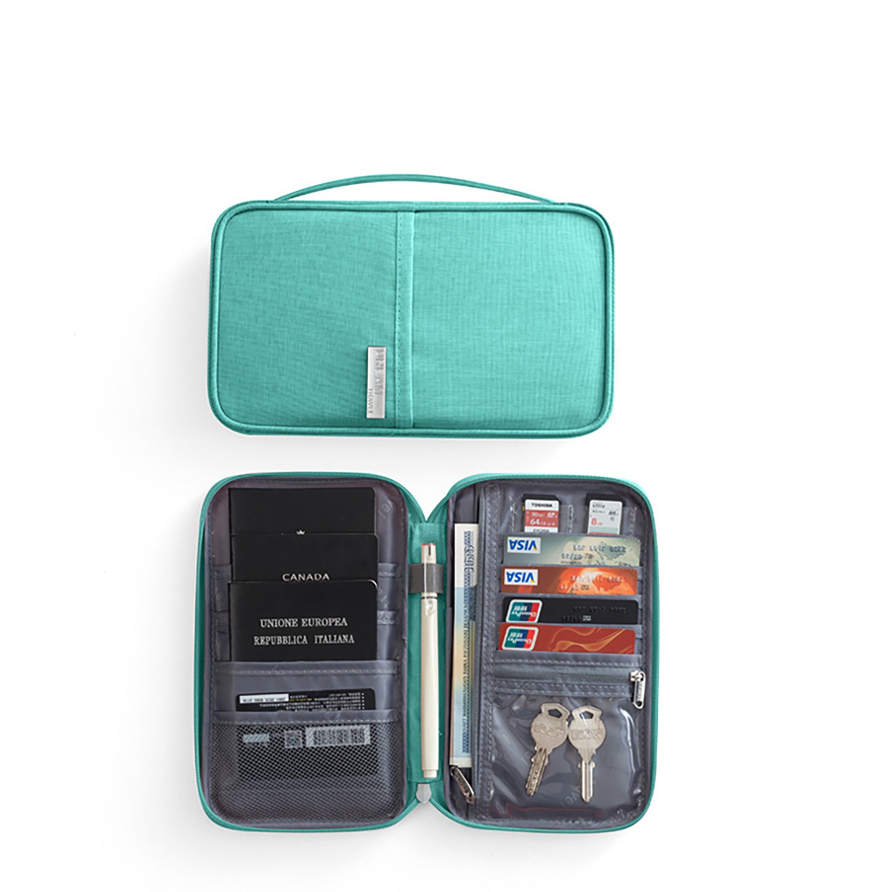 Portable Home Travel Safe Storage Wallet 6