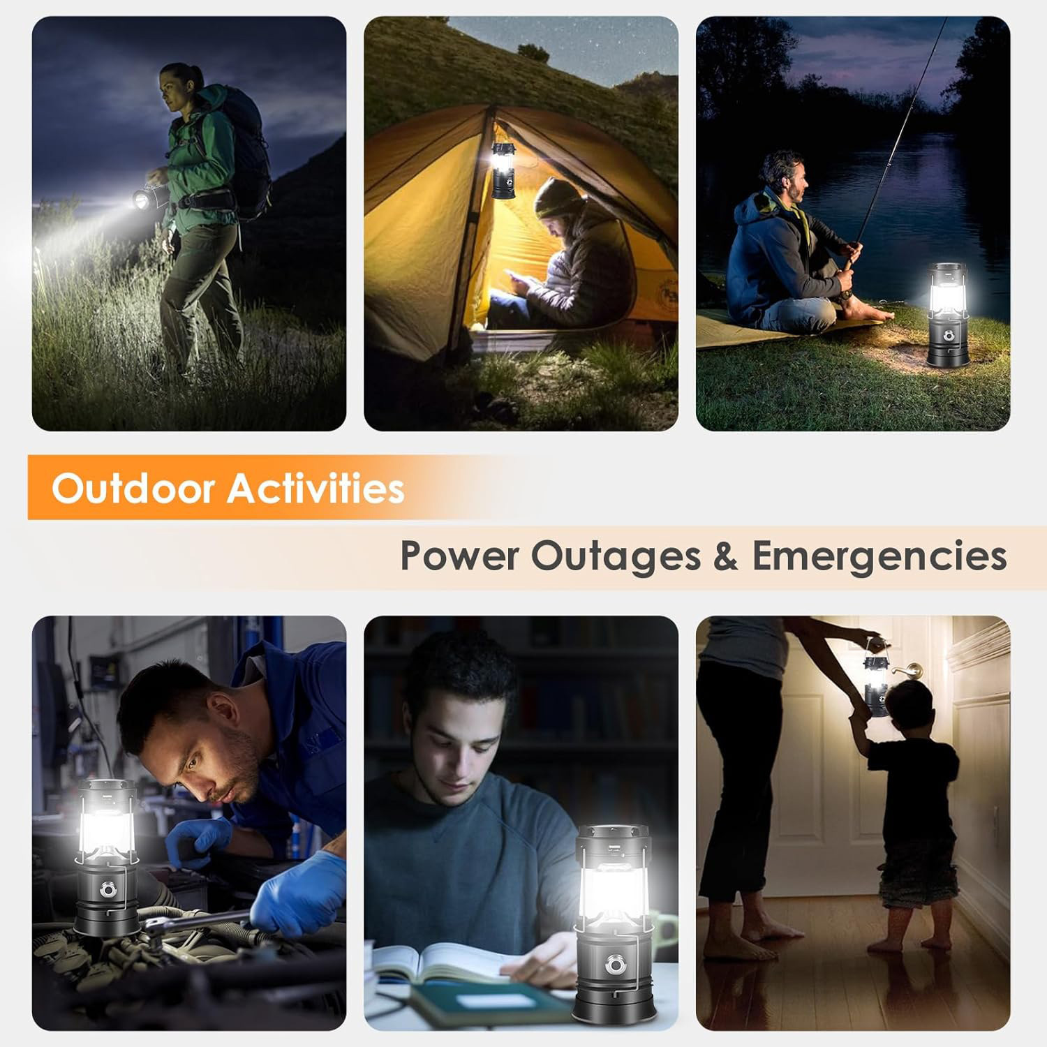 Collapsible Portable LED Camping Lantern 1