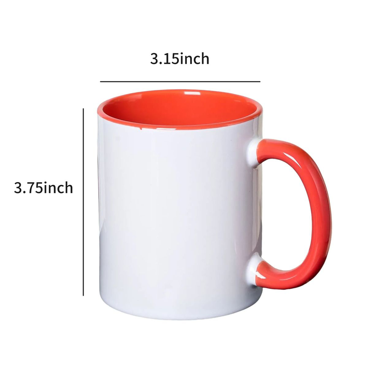 Classic Ceramic Mug 11oz with Smooth Gloss Finish 1