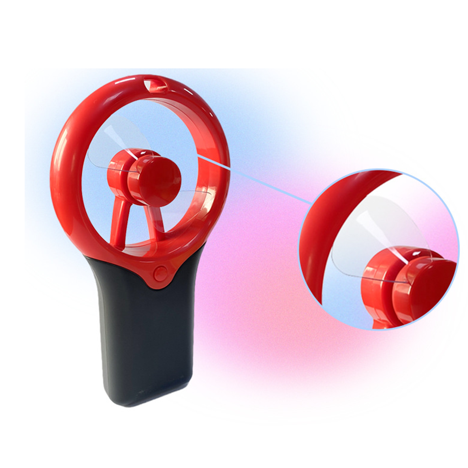 USB rechargeable handheld fan 3