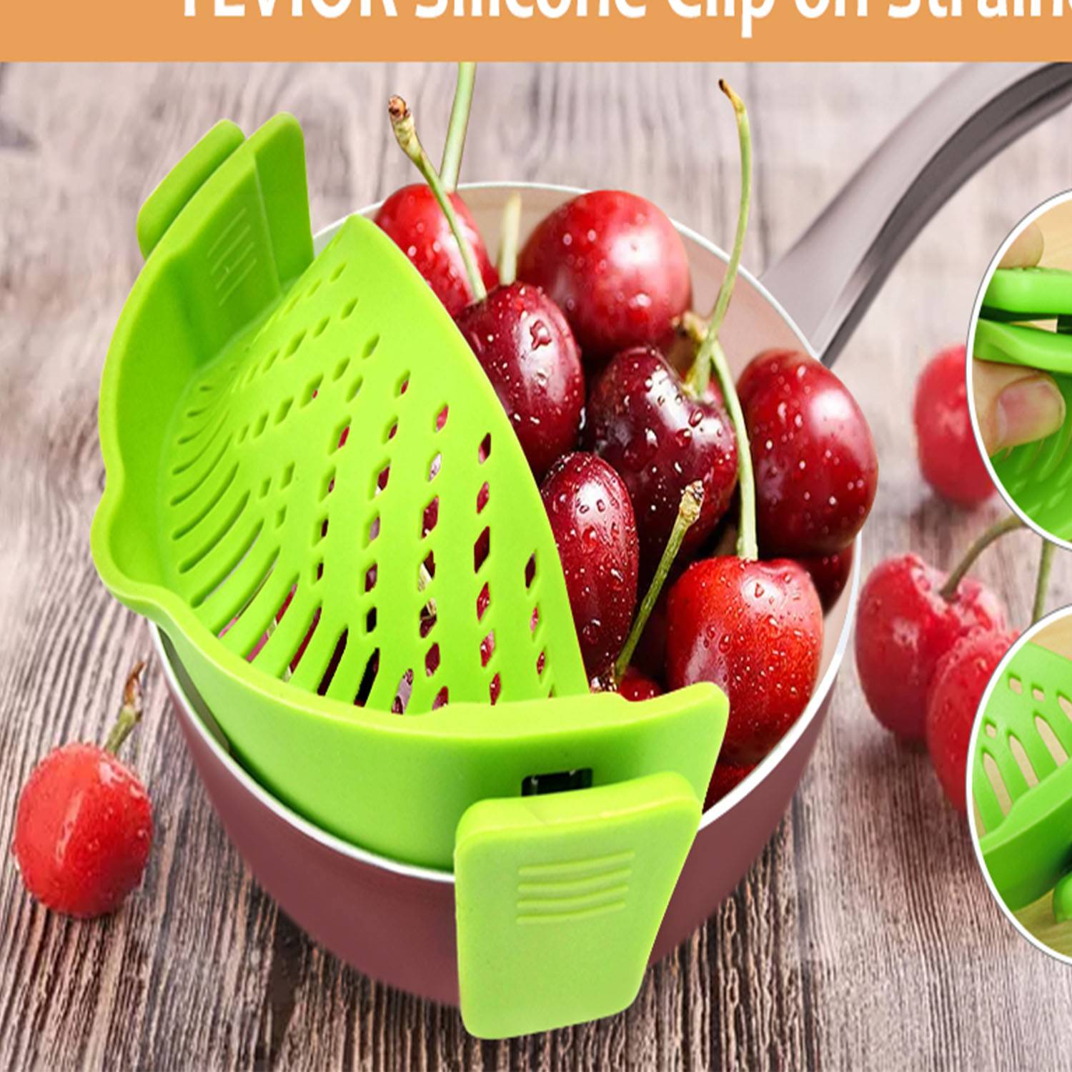 Clip On Silicone Strainer 3