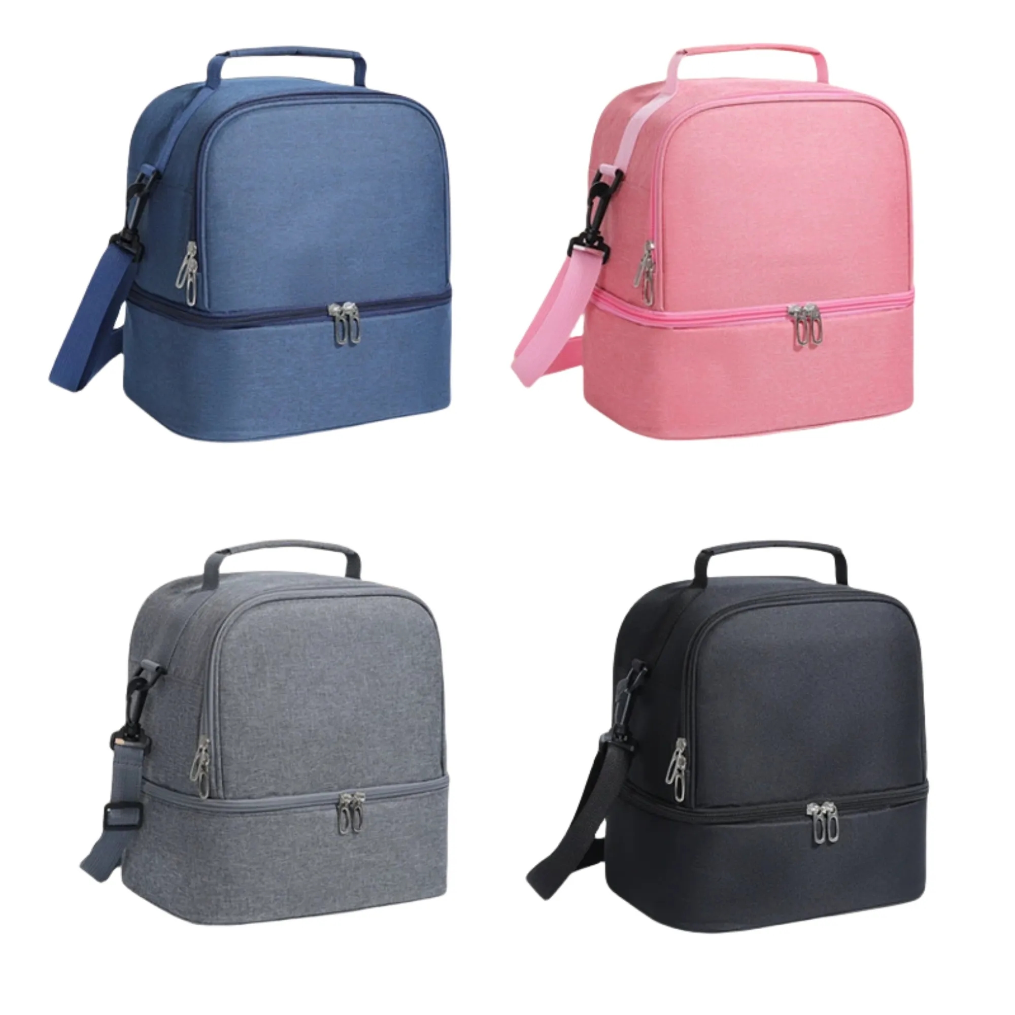 Double-Layer Insulated Bag With Shoulder Strap For students 4