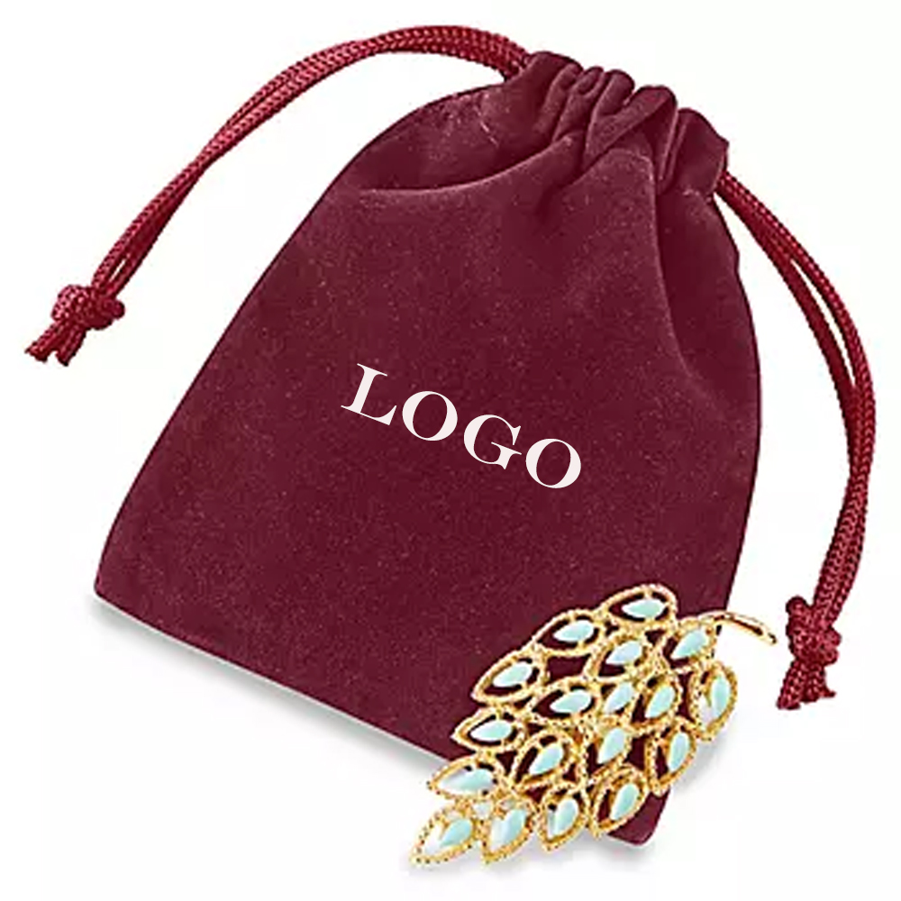 3" x 4" DELUXE VELVET DRAWSTRING POUCH. 2