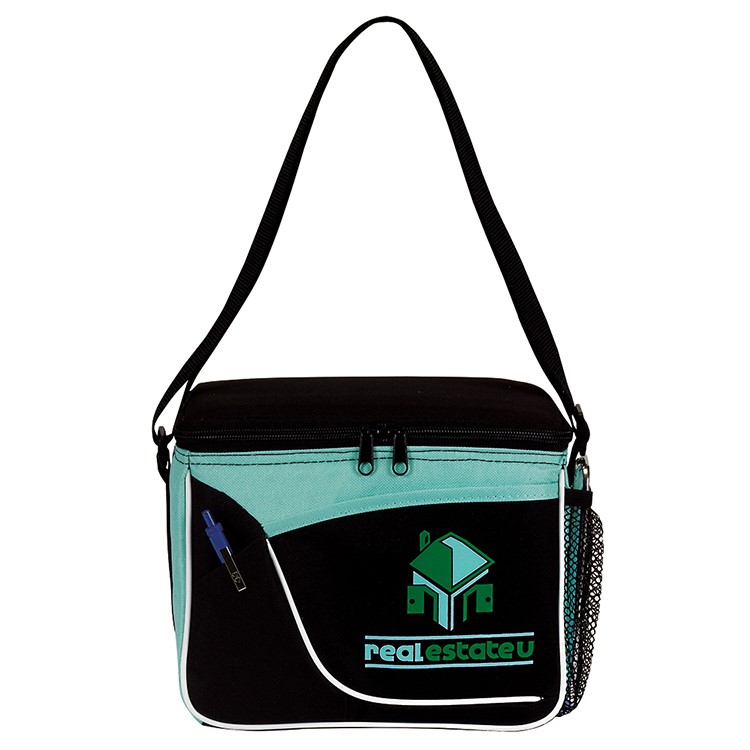 Wavy Two-Tone Insulated 6 Pack Cooler 7