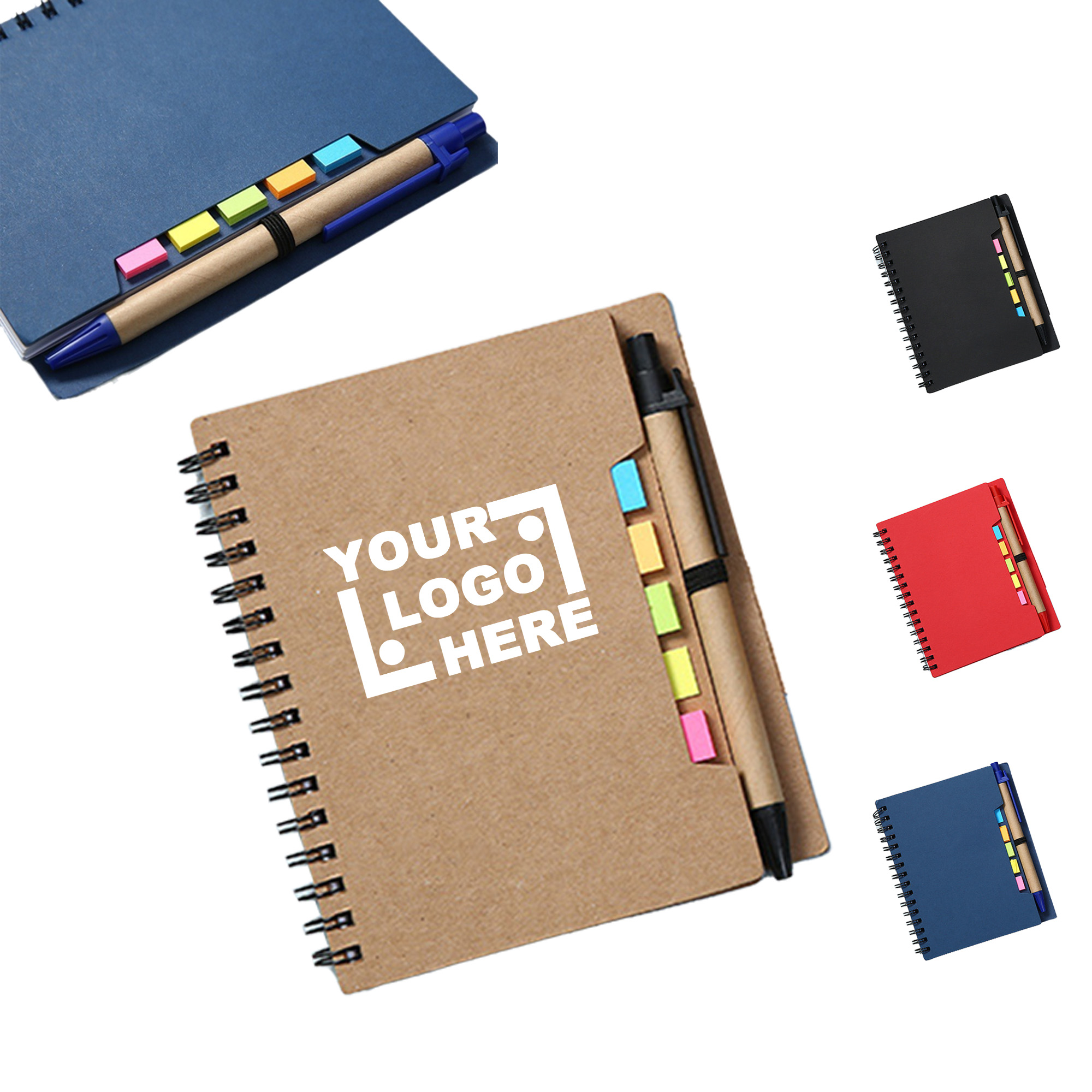 Branded Multi-Function Notebook with Notes 2