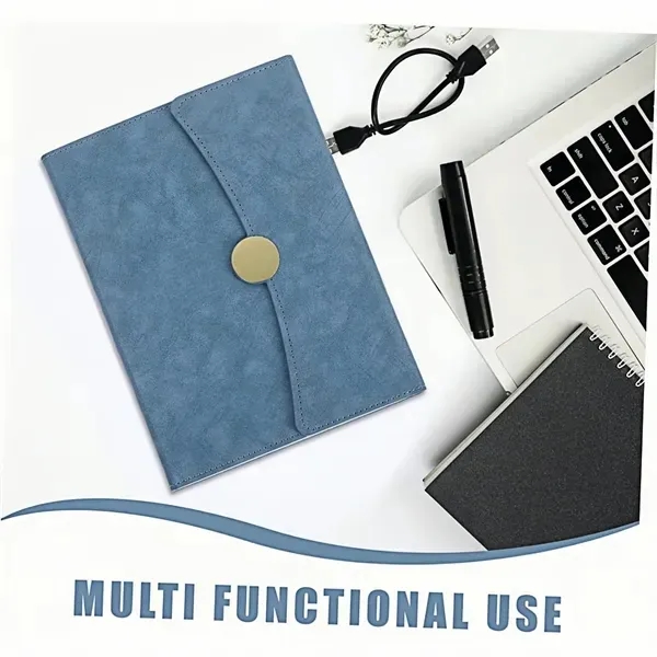 PU Leather Notebook with Slim A5 Refillable Journal 5
